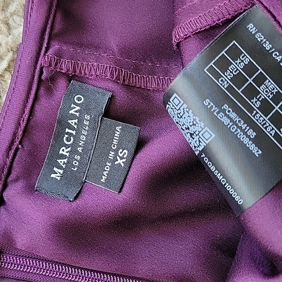 Marciano Rowan Pencil Skirt Potent Purple NWT - Picture 3 of 7